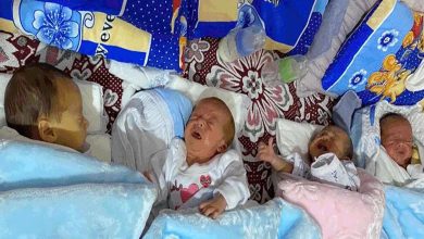 بعد محاولة ثالثة.. زوجة أسير فلسطيني تنجب 4 أطفال بنطفة مهربة
