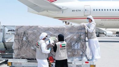 طائرة مساعدات إماراتية تصل إلى تشاد دعمًا للاجئين السودانيين