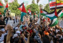 مظاهرات حاشدة تضامنا مع غزة