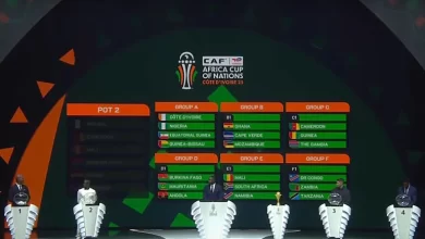 نتيجة قرعة كأس أمم أفريقيا 2023