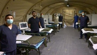 بداية استقبال المصابين‎ المستشفى الميداني الإماراتي في غزة