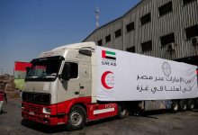 وصول أول قافلة مساعدات إماراتية إلى شمال غزة