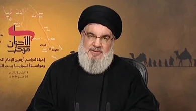 زعيم حزب الله يؤكد الدعم المستمر لجبهة الجنوب