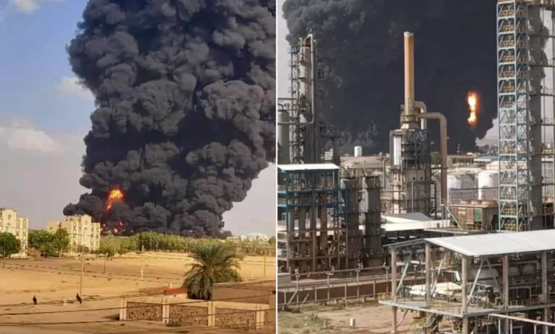 استهدافات نوعية تهز السودان: هجوم على مصفاة الجيلي وسقوط اللواء أبو عبيدة