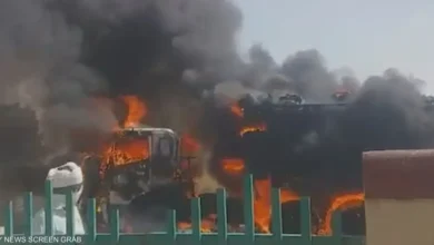 هجوم بطائرات أكنجي على قافلة مساعدات في زالنجي