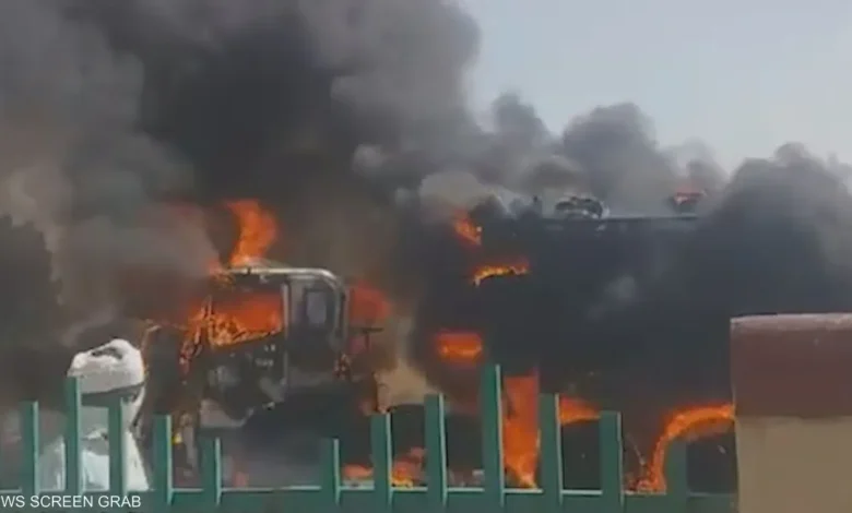 هجوم بطائرات أكنجي على قافلة مساعدات في زالنجي