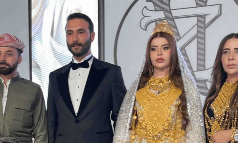 الذهب يثقل العروس… تركيا تشهد مشهداً غريباً في حفل زفاف