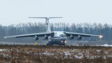 تحطّم طائرة نقل عسكرية روسية خلال رحلة اختبارية مثيرة للجدل