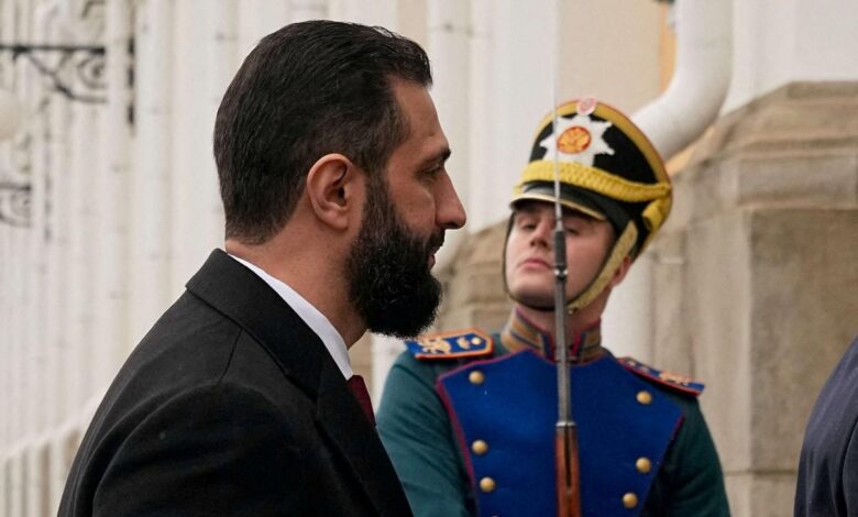 سوريا على طاولة الكرملين.. الوجود العسكري محور لقاء الشرع وبوتين