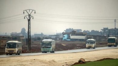 مغادرة عائلات أجنبية من مخيم الهول وسط ترتيبات أمنية