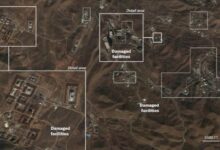 رصد فضائي يكشف أضرارًا في منشآت صاروخية داخل إيران