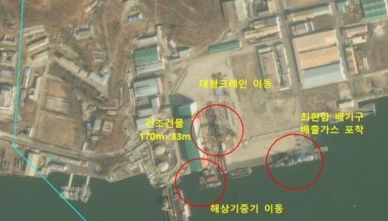 أقمار صناعية تكشف تحركات عسكرية ضخمة في كوريا الشمالية