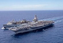 حاملة الطائرات الأمريكية جورج بوش تعيد تموضعها في المنطقة