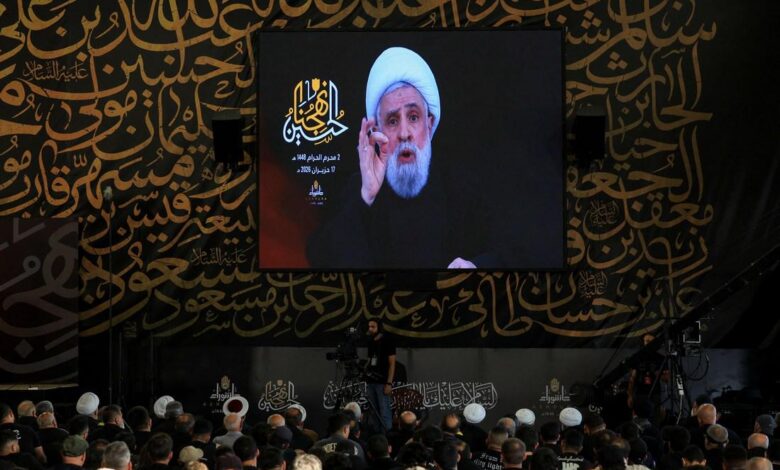 نعيم قاسم: نثمّن موقف سوريا بعدم الانجرار إلى مواجهة مع حزب الله