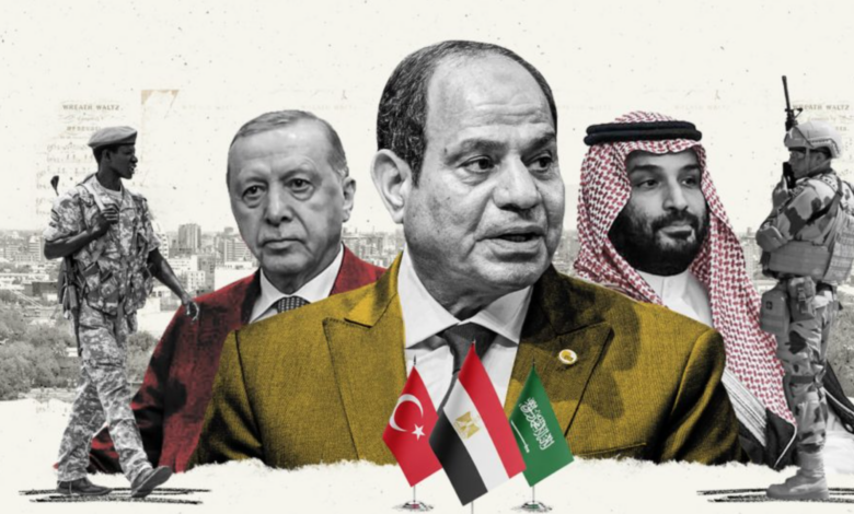 من الدعم السياسي إلى النفوذ العسكري.. كيف غذّت السعودية وقطر ومصر وتركيا حرب السودان؟
