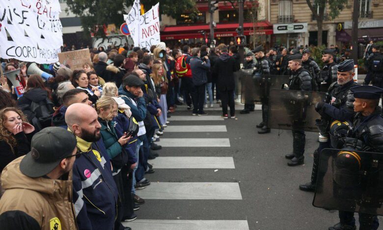 احتجاجات فرنسا تحت القيود.. ماكرون يتحرك لمنع تجدد أعمال الشغب